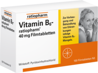 VITAMIN B6-RATIOPHARM 40 mg Filmtabletten