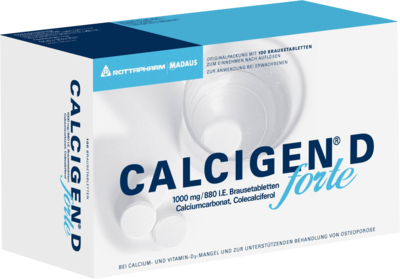 CALCIGEN D forte 1000 mg/880 I.E. Brausetabletten