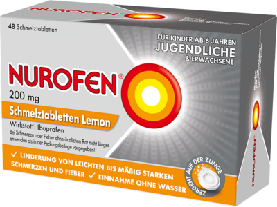 NUROFEN 200 mg Schmelztabletten Lemon