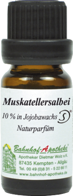 MUSKATELLERSALBEIÖL 10% in Jojoba