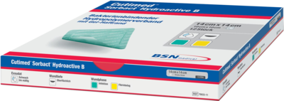 CUTIMED Sorbact Hydroactive B Gel-V.14x14 cm haft.