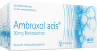 AMBROXOL acis 30 mg Trinktabletten