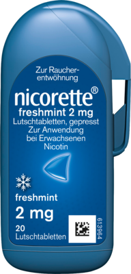 NICORETTE freshmint 2 mg Lutschtabletten gepresst