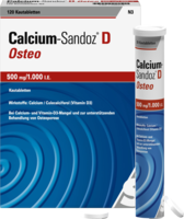 CALCIUM SANDOZ D Osteo 500 mg/1.000 I.E. Kautabl.