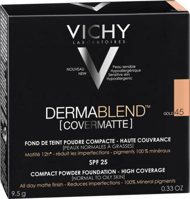 VICHY DERMABLEND Covermatte Puder 45