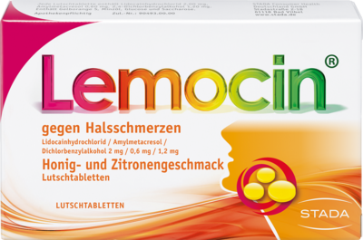 LEMOCIN gegen Halsschmerzen Honig-u.Zitroneng.Lut.